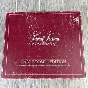 Trivial Pursuit Baby Boomer Subsidiary Card Set. Vintage 1983